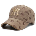 Unisex MY Letter Embroidery Baseball Caps Spring and Autumn Outdoor Adjustable Casual Hats Sunscreen Hat Sports Cap